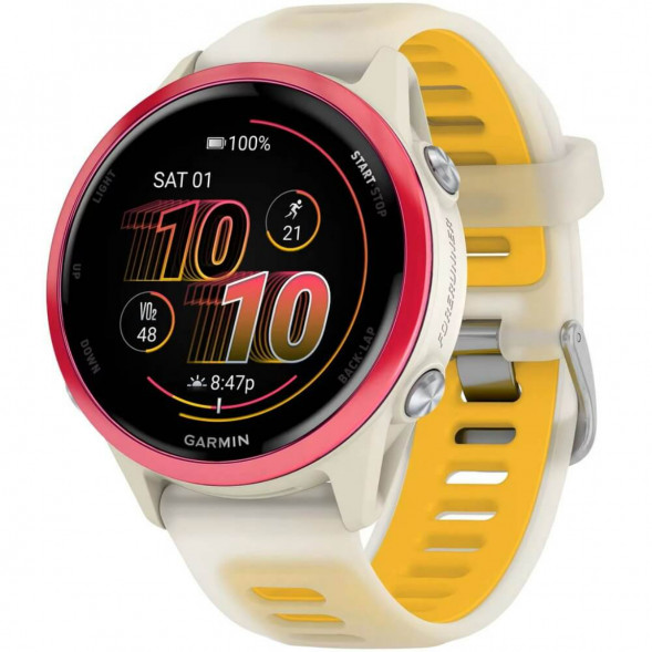 Умные часы Garmin Forerunner 570 42 мм Raspberry Aluminium/Translucent Bone/Mango 010-02970-02 в Севастополе