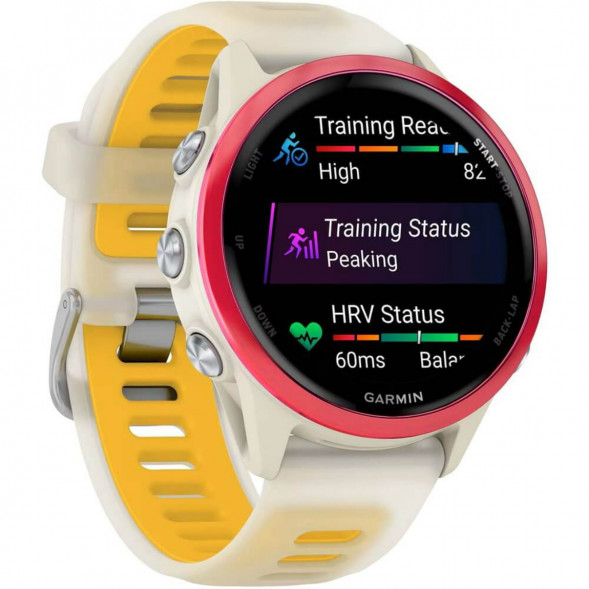 Умные часы Garmin Forerunner 570 42 мм Raspberry Aluminium/Translucent Bone/Mango 010-02970-02 в Севастополе