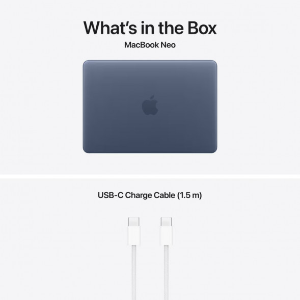 Ноутбук Apple MacBook Neo MHFF4 (A18 Pro 5-Core GPU, 8/256GB), Синий/Indigo в Севастополе