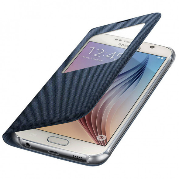 Чехол для Samsung Galaxy S6 S-View Cover (EF-CG920BBE), Black в Севастополе