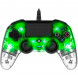 Геймпад проводной Nacon Illuminated Compact PS4, зеленый в Севастополе