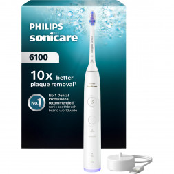 Электрическая зубная щётка PHILIPS Sonicare 6100 HX7400/01, белый