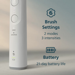 Электрическая зубная щётка PHILIPS Sonicare 6100 HX7400/01, белый