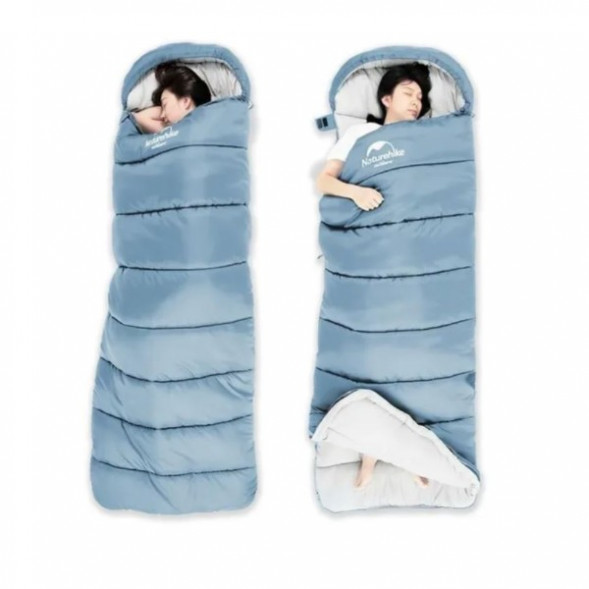 Спальный мешок Naturehike U250 (Левый), голубой в Севастополе