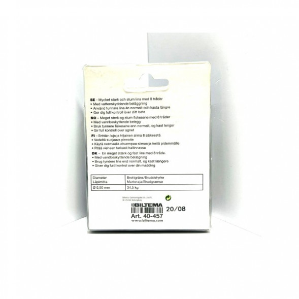 Леска Biltema 40-457 0,50mm 250m 34,5kg  (изумрудно-зеленый) в Севастополе