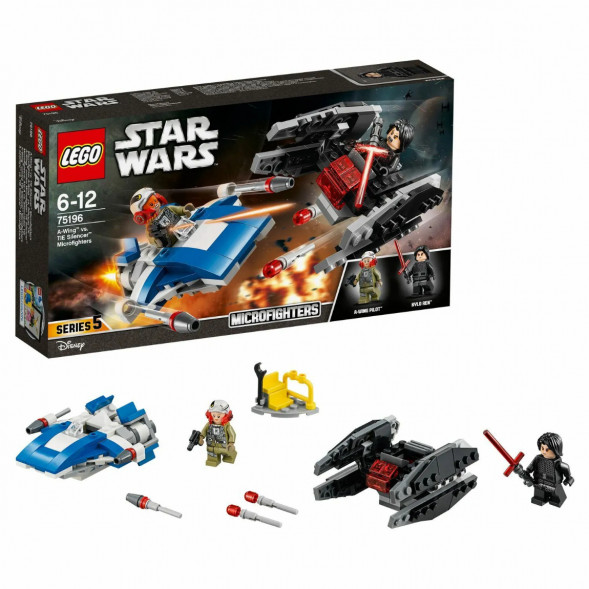Конструктор LEGO Star Wars 75196 Истребитель типа A против бесшумного истребителя СИД в Севастополе