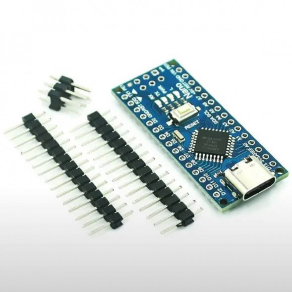 Микроконтроллер Arduino NANO TYPE-C V3.0 (совместимый) Atmega328 CH340 в Севастополе