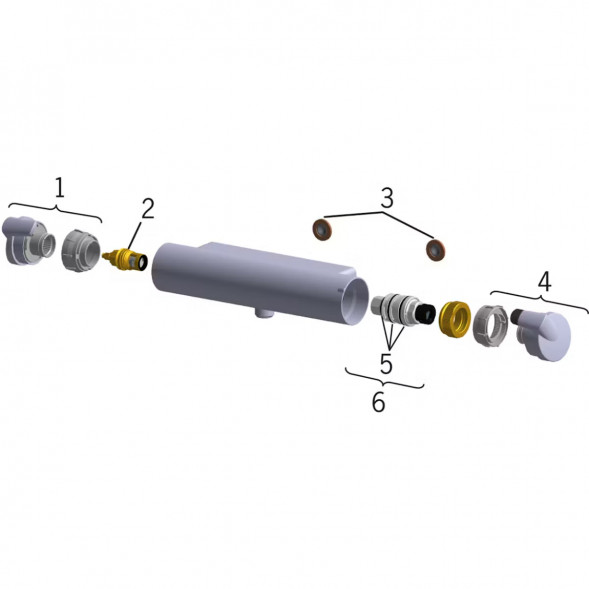 Термостатический смеситель для душа Oras Optima (7160), хром в Севастополе
