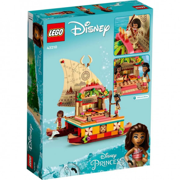 Конструктор LEGO Disney Princess 43210 Путеводная лодка Моаны в Севастополе