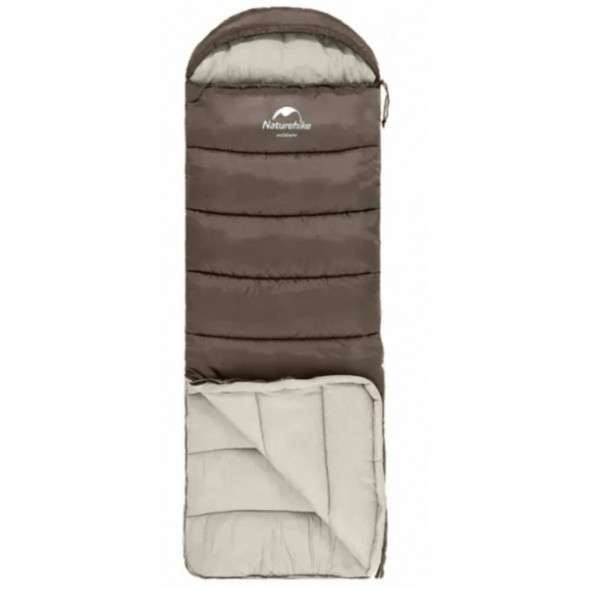Спальный мешок Naturehike U250 (Левый), коричневый в Севастополе