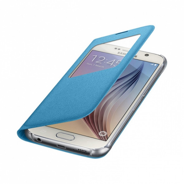 Чехол для Samsung Galaxy S6 S-View Cover (EF-CG920BLE), Blue в Севастополе