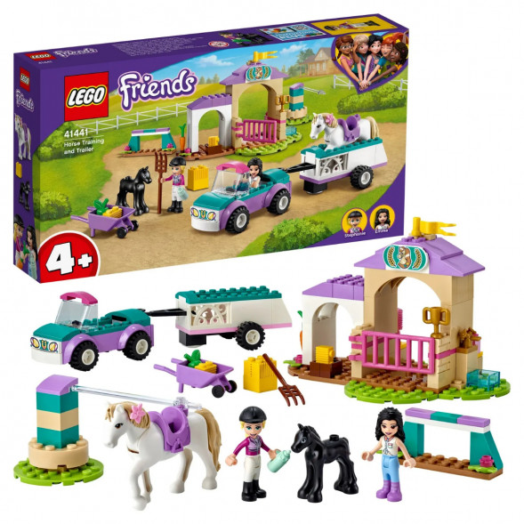 Конструктор LEGO Friends 41441 Тренировка лошади и прицеп для перевозки в Севастополе