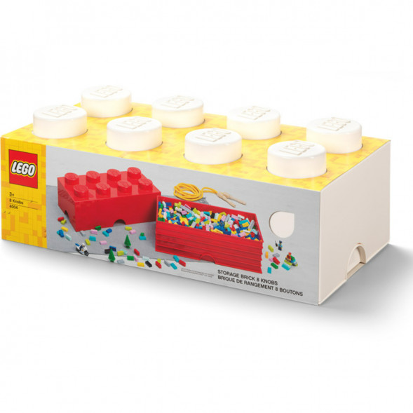 Пластиковый кубик для хранения LEGO Creator 4004, белый в Севастополе