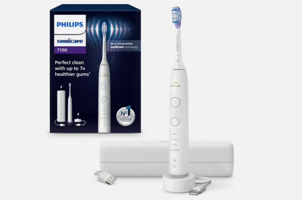 Электрическая зубная щетка Philips Sonicare Series 7100 HX7420/01 (белая) в Севастополе