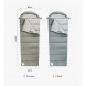 Спальный мешок Naturehike M300 (Левый), серый в Севастополе
