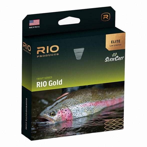 Леска RIO Elite Gold WF7F, Moss/Gold/Gray в Севастополе