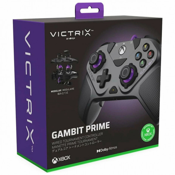 Проводной геймпад PDP Victrix Gambit Prime Tournament Controller Xbox One/Series/PC, черный в Севастополе