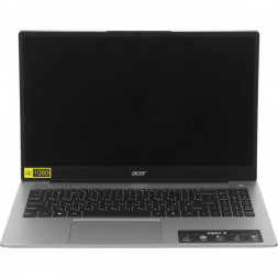 Ноутбук Acer Aspire 3 A325-42 (15.6", IPS, AMD Ryzen 7 7730U 2ГГц, 8 ядер, 16ГБ DDR4, 512ГБ SSD, AMD Radeon Graphics, без ОС), серебристый