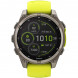Умные часы Garmin Fenix 8, 51 мм, Solar, Sapphire Titanium with AMP Yellow/Graphite Silicone Band 010-02907-20 в Севастополе