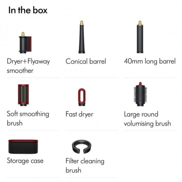 Cтайлер Dyson Airwrap Complete Long HS08 (594804-01), Red Velvet/Gold в Севастополе