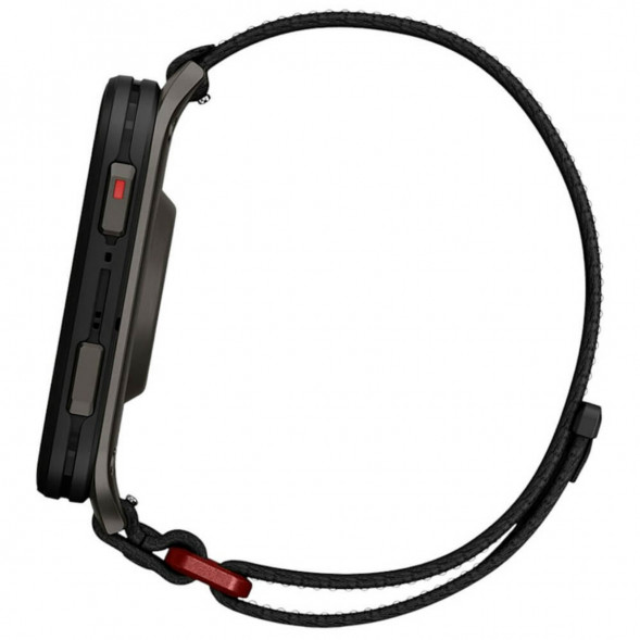 Умные часы Garmin Venu X1 Black с чёрным нейлоновым ремешком ComfortFit 010-02980-02 в Севастополе