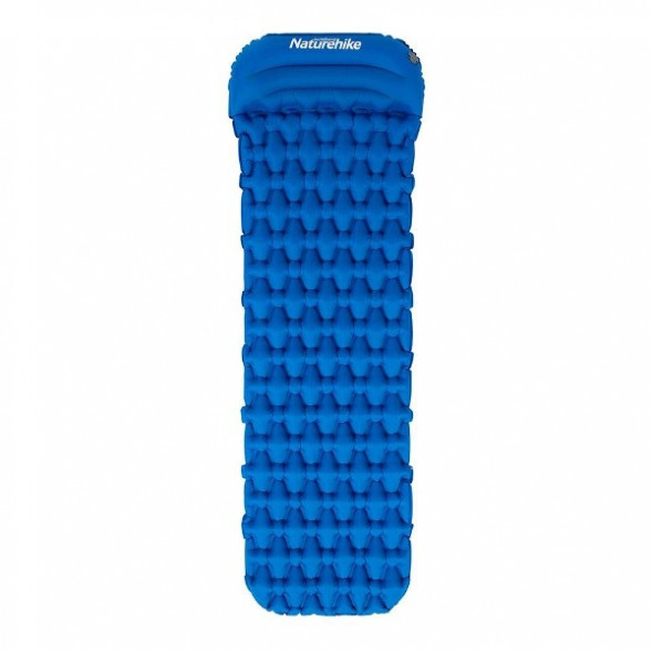 Надувной коврик туристический Naturehike FC-12, синий в Севастополе
