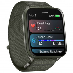 Умные часы Garmin Venu X1 Green с нейлоновым ремешком Moss ComfortFit 010-02980-03