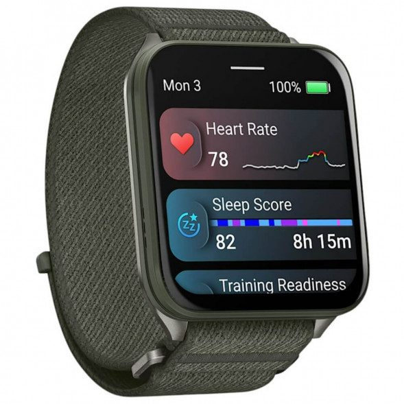 Умные часы Garmin Venu X1 Green с нейлоновым ремешком Moss ComfortFit 010-02980-03 в Севастополе