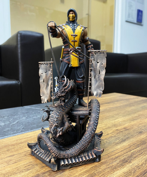 3D фигурка Скорпион Mortal Kombat в Севастополе