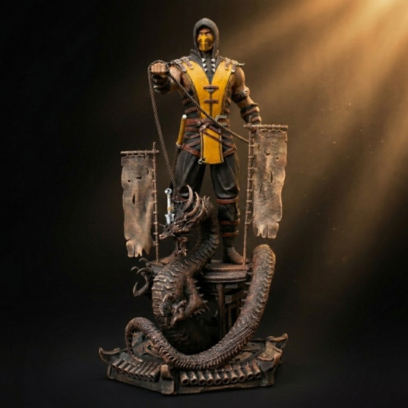 3D фигурка Скорпион Mortal Kombat в Севастополе