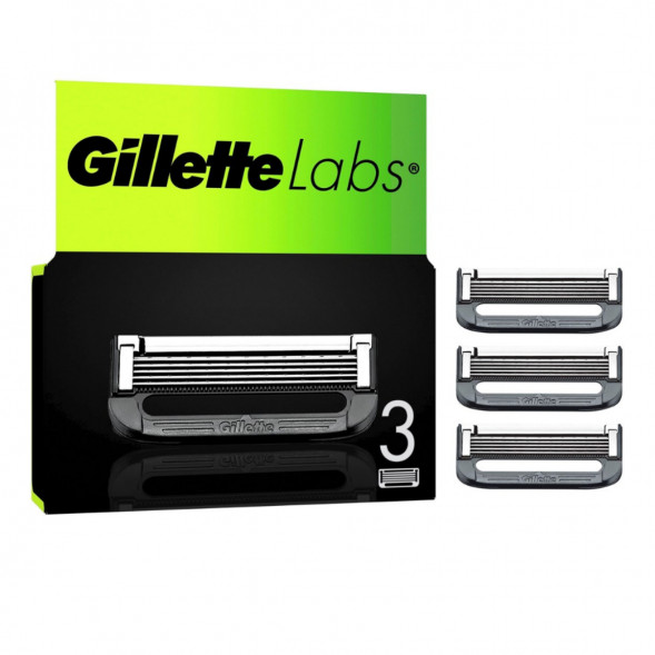 Лезвия для бритвы Gillette Labs, 3 шт. в Севастополе