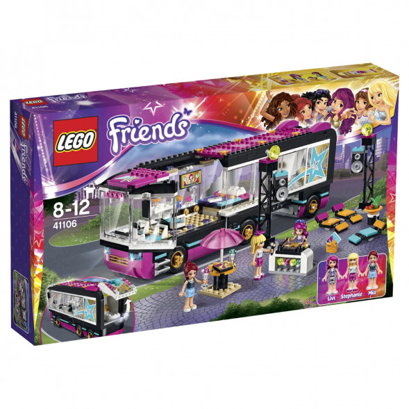 Конструктор LEGO Friends 41106 Поп звезда: гастроли в Севастополе