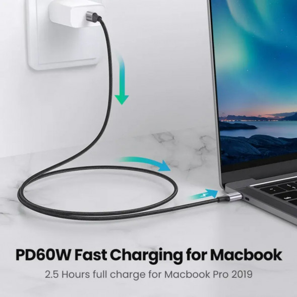Кабель USB Type-C/Type-C Ugreen 60W, 1 м в Севастополе