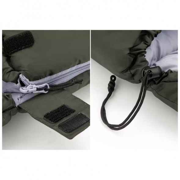 Спальный мешок NH20MSD07-U350S (Правый), темно-зеленый в Севастополе