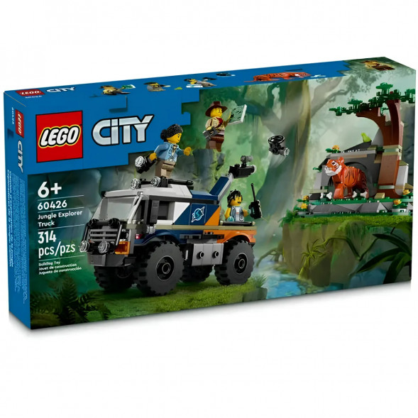 Конструктор LEGO City 60426 Внедорожный грузовик Исследователь джунглей в Севастополе