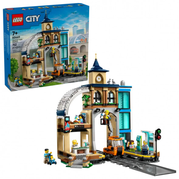 Конструктор LEGO City 60469 Центральный железнодорожный вокзал в Севастополе