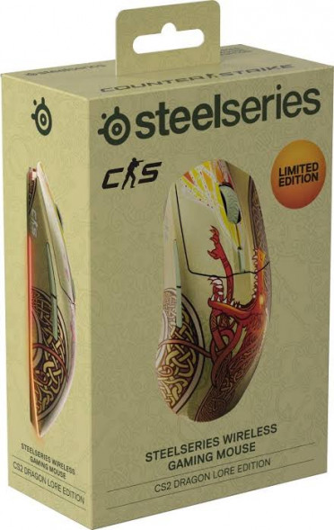 Беспроводная игровая мышь Steelseries CS2 Dragon Lore WL + USB Type-A 18000 DPI в Севастополе