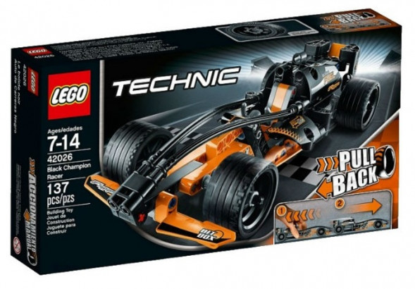 Конструктор LEGO Technic 42026 Чёрный гоночный автомобиль в Севастополе