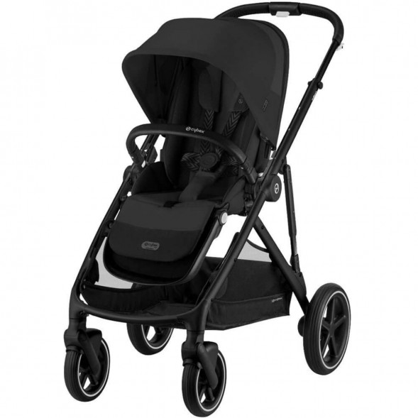 Детская коляска Cybex Gazelle S BLK Moon Black с корзиной и дождевиком в Севастополе