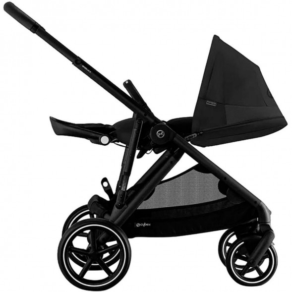 Детская коляска Cybex Gazelle S BLK Moon Black с корзиной и дождевиком в Севастополе