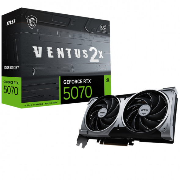 Видеокарта MSI GeForce RTX 5070 Ventus 2X OC 12G GDDR7 в Севастополе