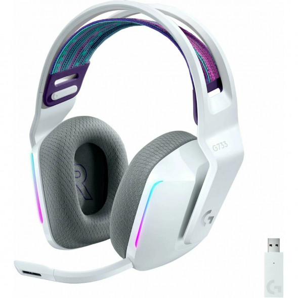 Игровая гарнитура Logitech G733 RGB Headset Wireless, White в Севастополе