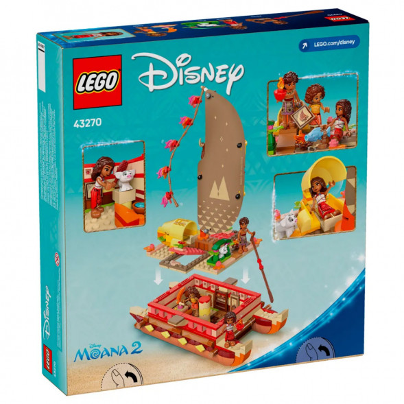 Конструктор LEGO Disney 43270 Моана: приключение на каноэ в Севастополе