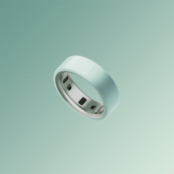 Умное кольцо Oura Ring 4 Ceramic (размер 12), Морской прилив/Tide