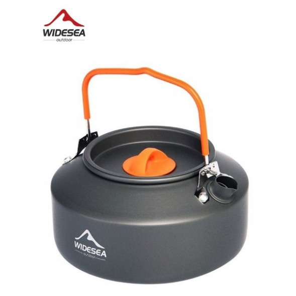 Чайник походный Widesea 1 литр, темно-серый в Севастополе