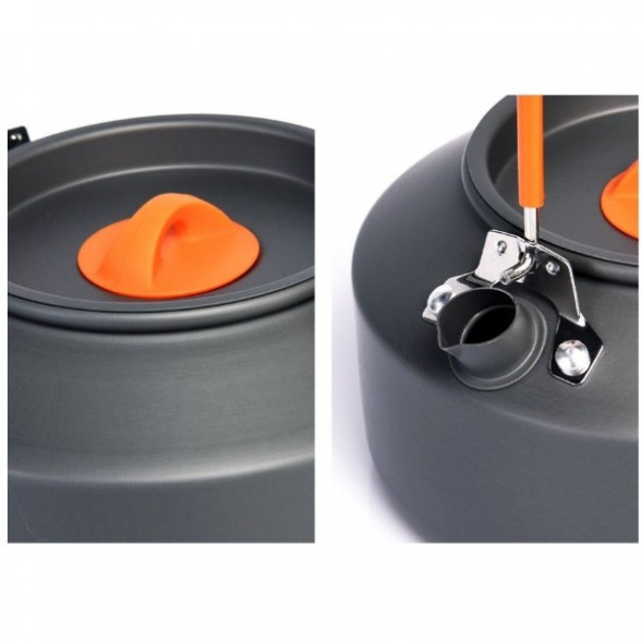 Чайник походный Widesea 1 литр, темно-серый в Севастополе