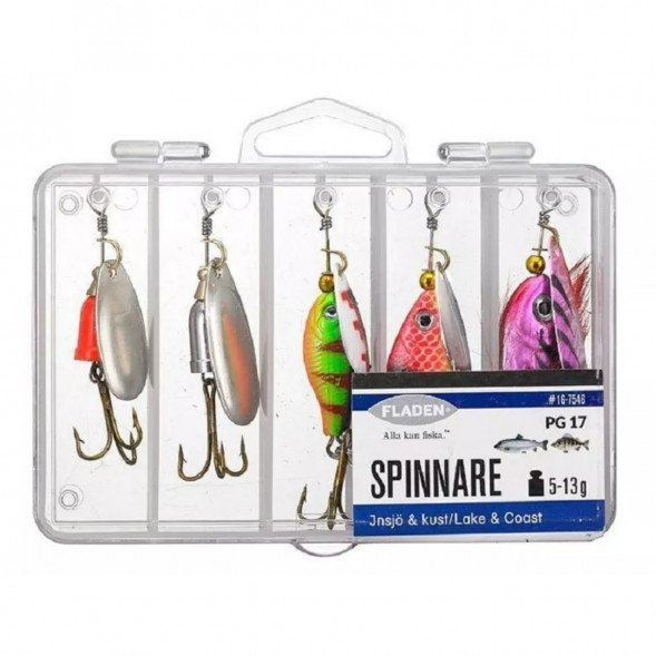 Набор блесен Fladen #16-7546 (5 шт в наборе) в Севастополе