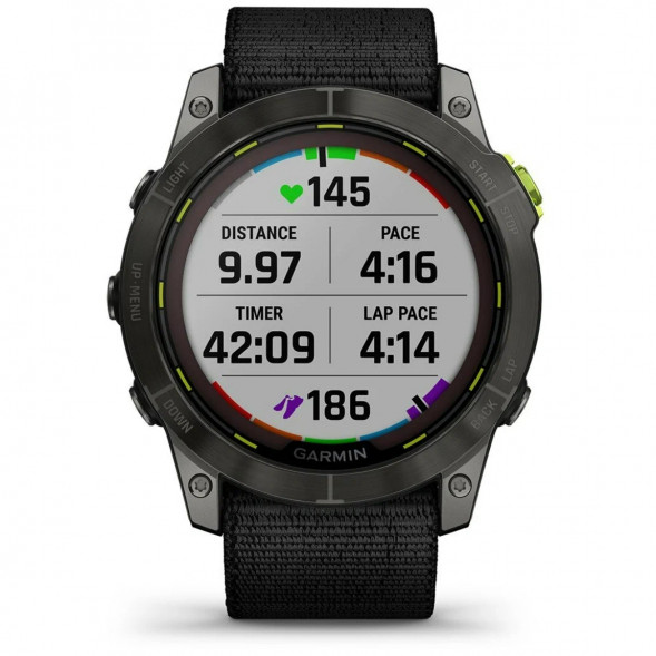 Умные часы Garmin Enduro 2 угольно-серый DLC титановый с нейлоновым ремешком UltraFit 010-02754-01 в Севастополе