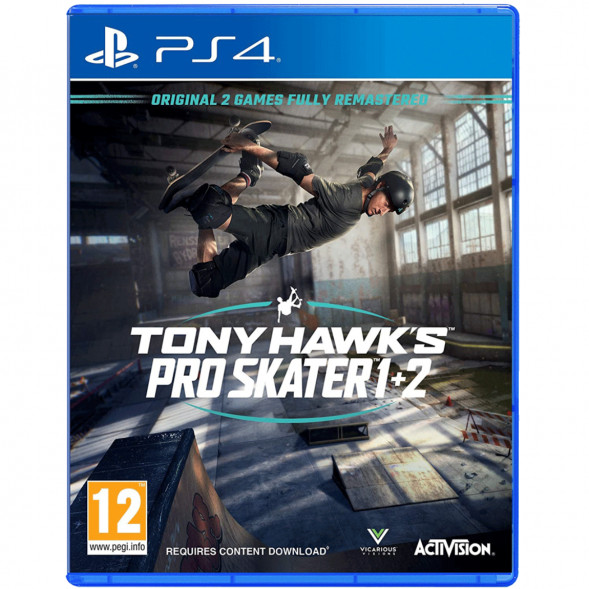 Игра Tony Hawk&amp;#039;s Pro Skater 1 + 2 [PS4, английская версия] в Севастополе