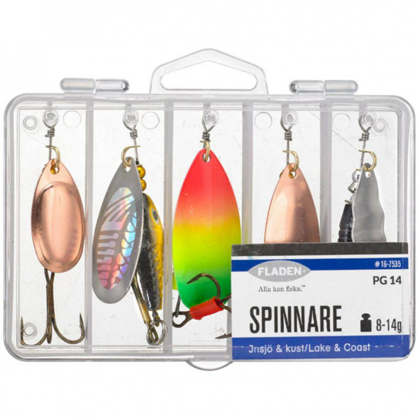 Набор блесен Fladen #16-7535 (5 шт в наборе) в Севастополе